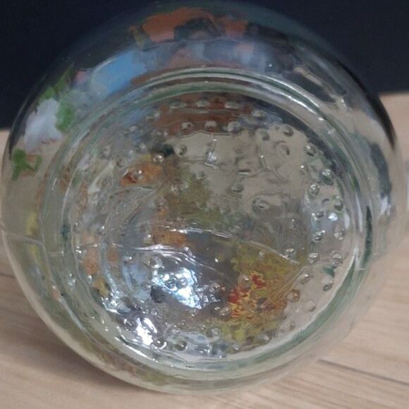 Vintage Spanish Catalunya Hand-Blown Hand Painted‎ Glass Wine Decanter - Picture 8 of 10